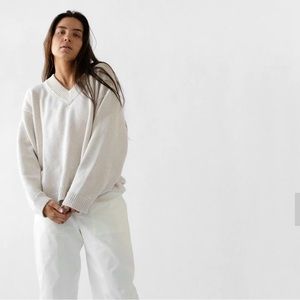 James Street Co "The Cotton Sloane" Sweater in color Mist